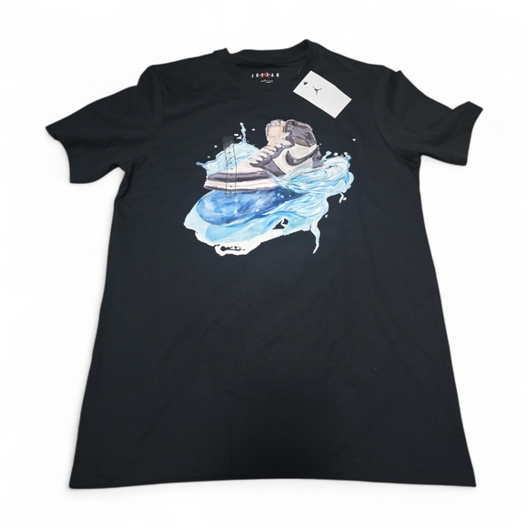 Jordan Other - Jordan Black Tee with Sneaker Graphic